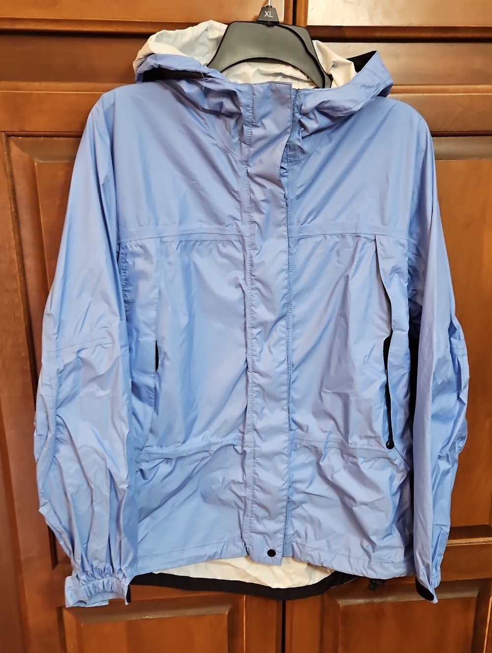 L.L. Bean Powder Blue Hooded Ski Jacket